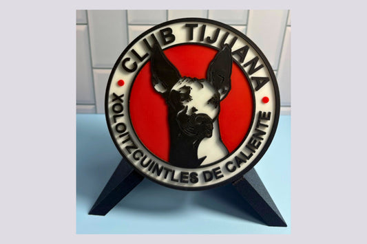 Xolos de Tijuana 3D Decorative Box Keepsake | Unique Soccer Fan Art Tiki-Taka3D
