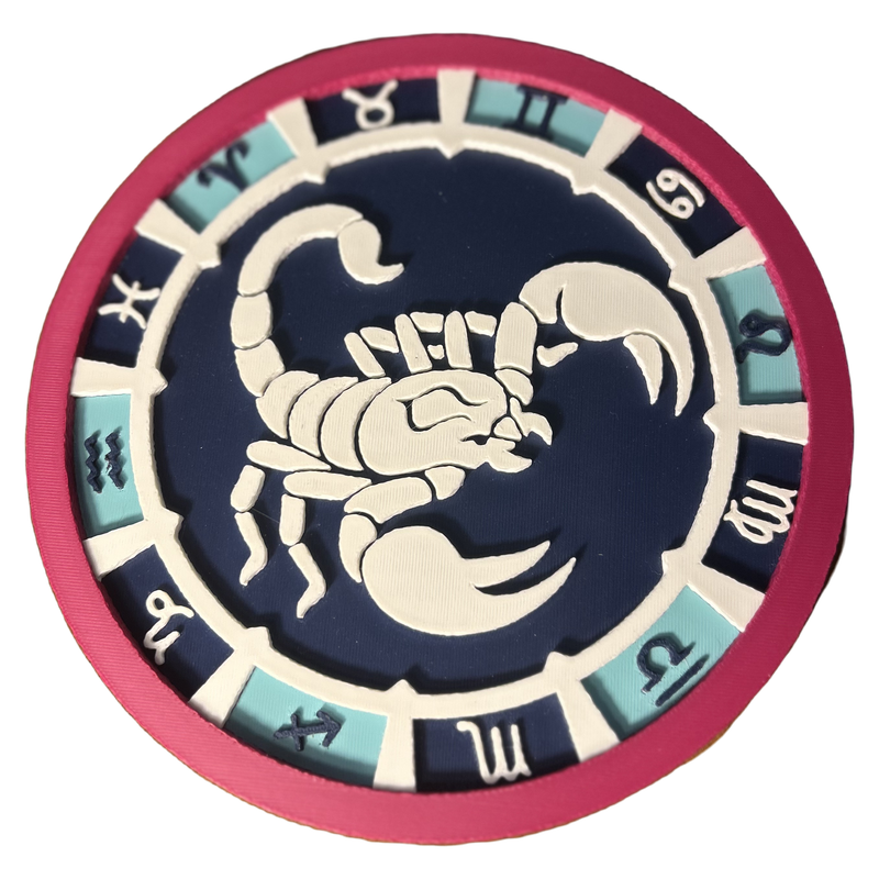Real Scorpio medallion