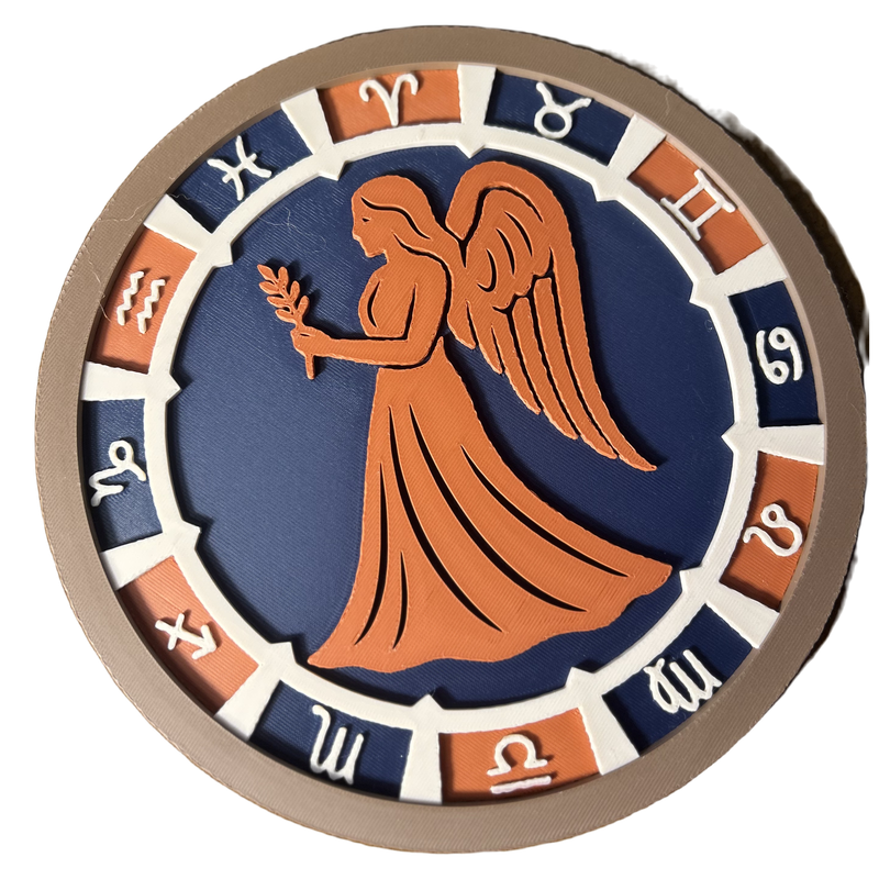Real Virgo medallion
