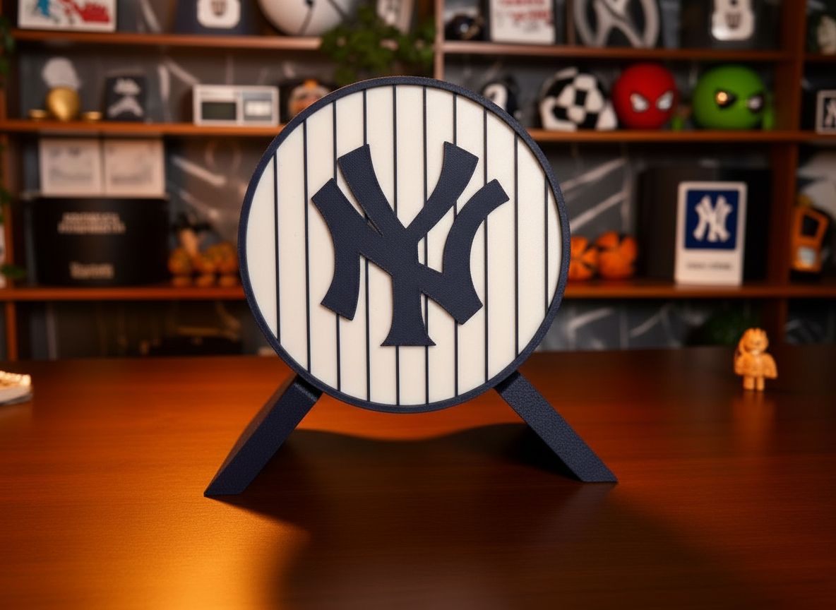 New York Yankees Pinstripe 3D Decorative Box