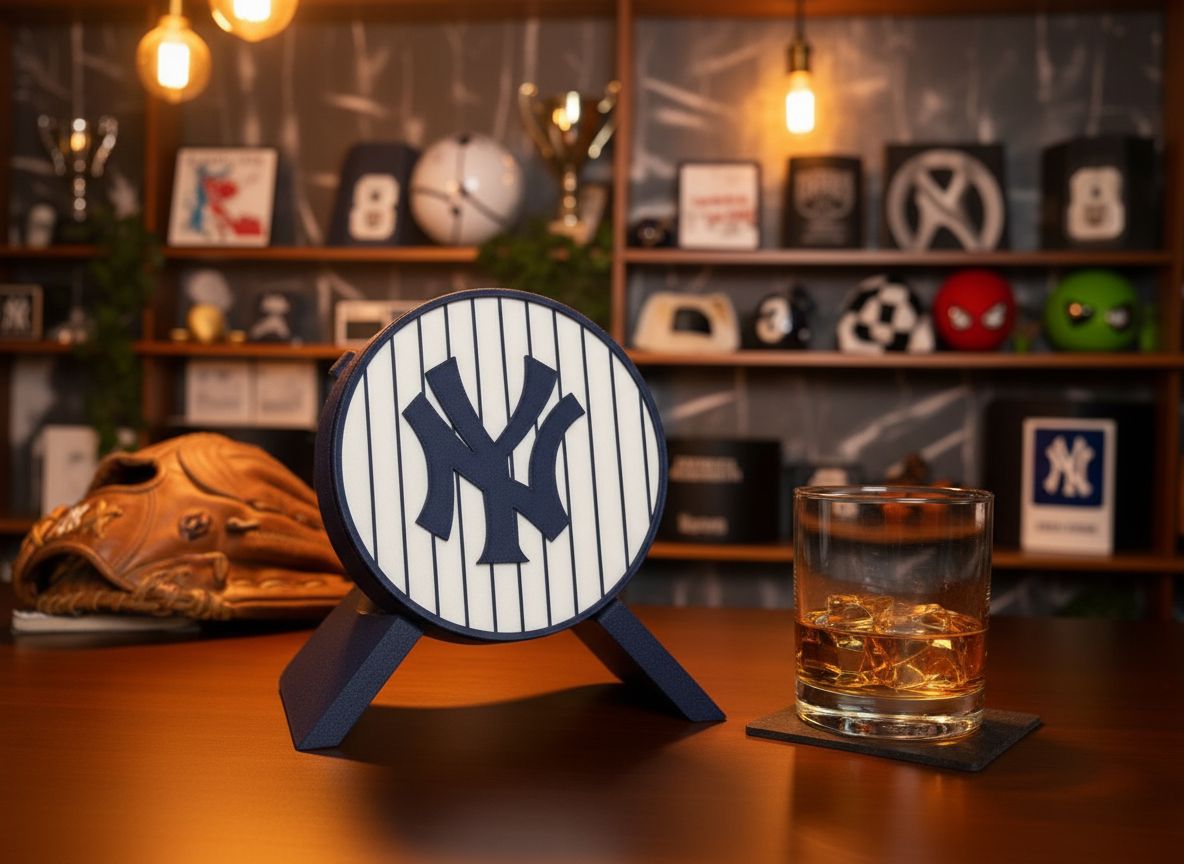 New York Yankees Pinstripe 3D Decorative Box