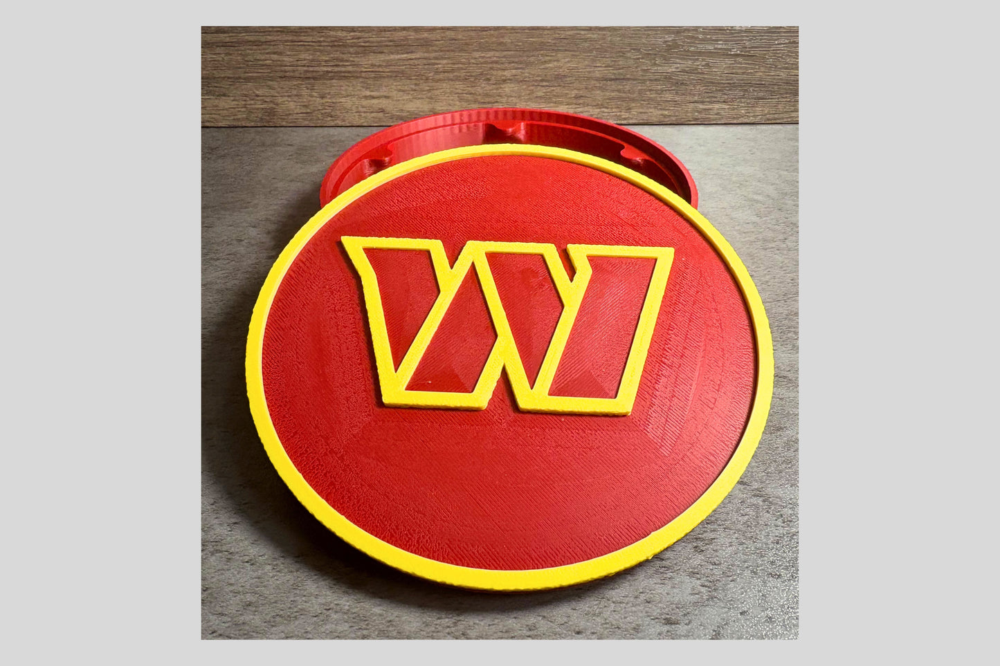 Commanders 3D Logo Decorative Box | Keepsake Box Tiki-Taka3D