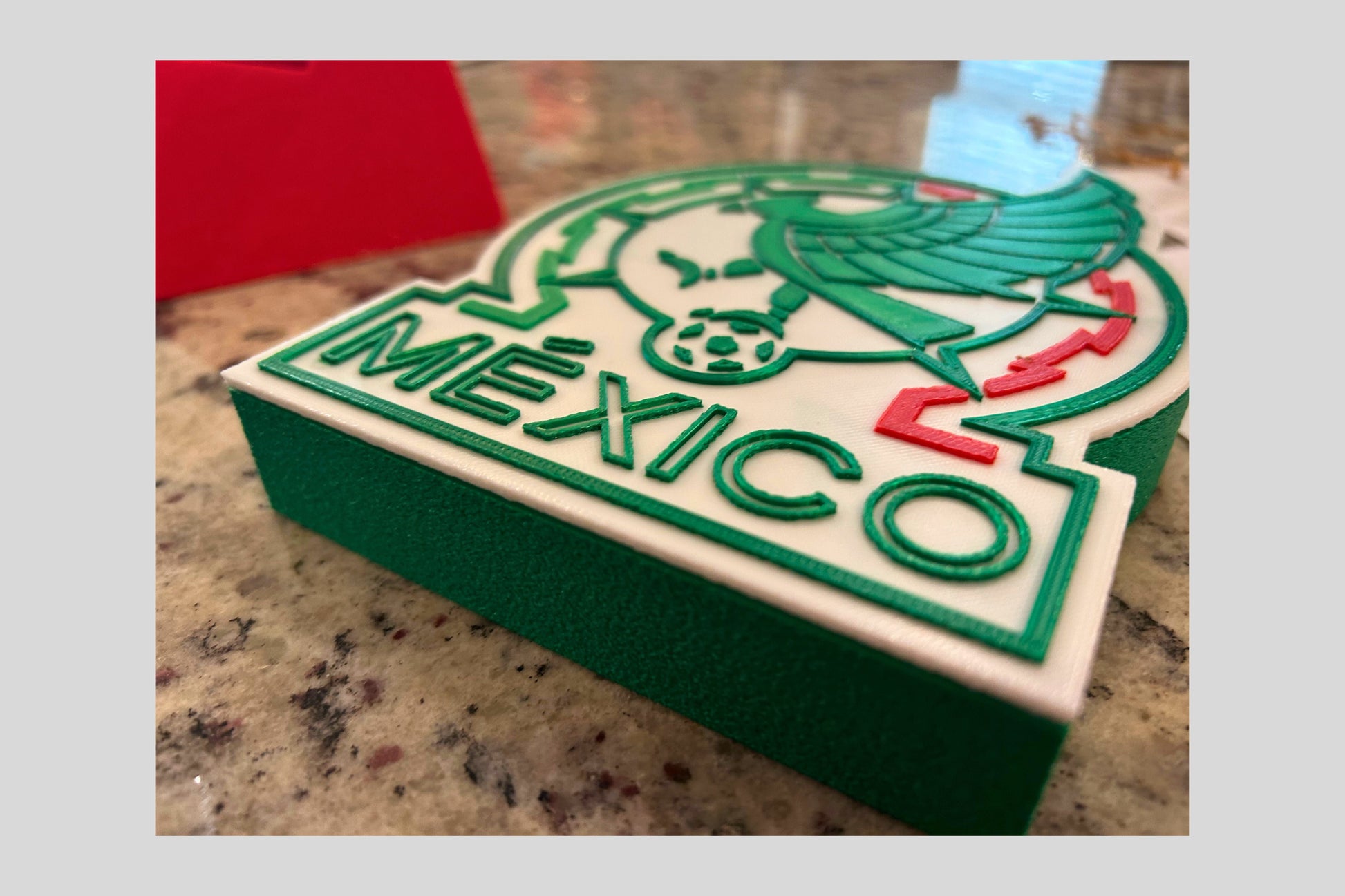 Mexico National Team 3D Decorative Box – Soccer Dad Gift & Man Cave Decor My Store