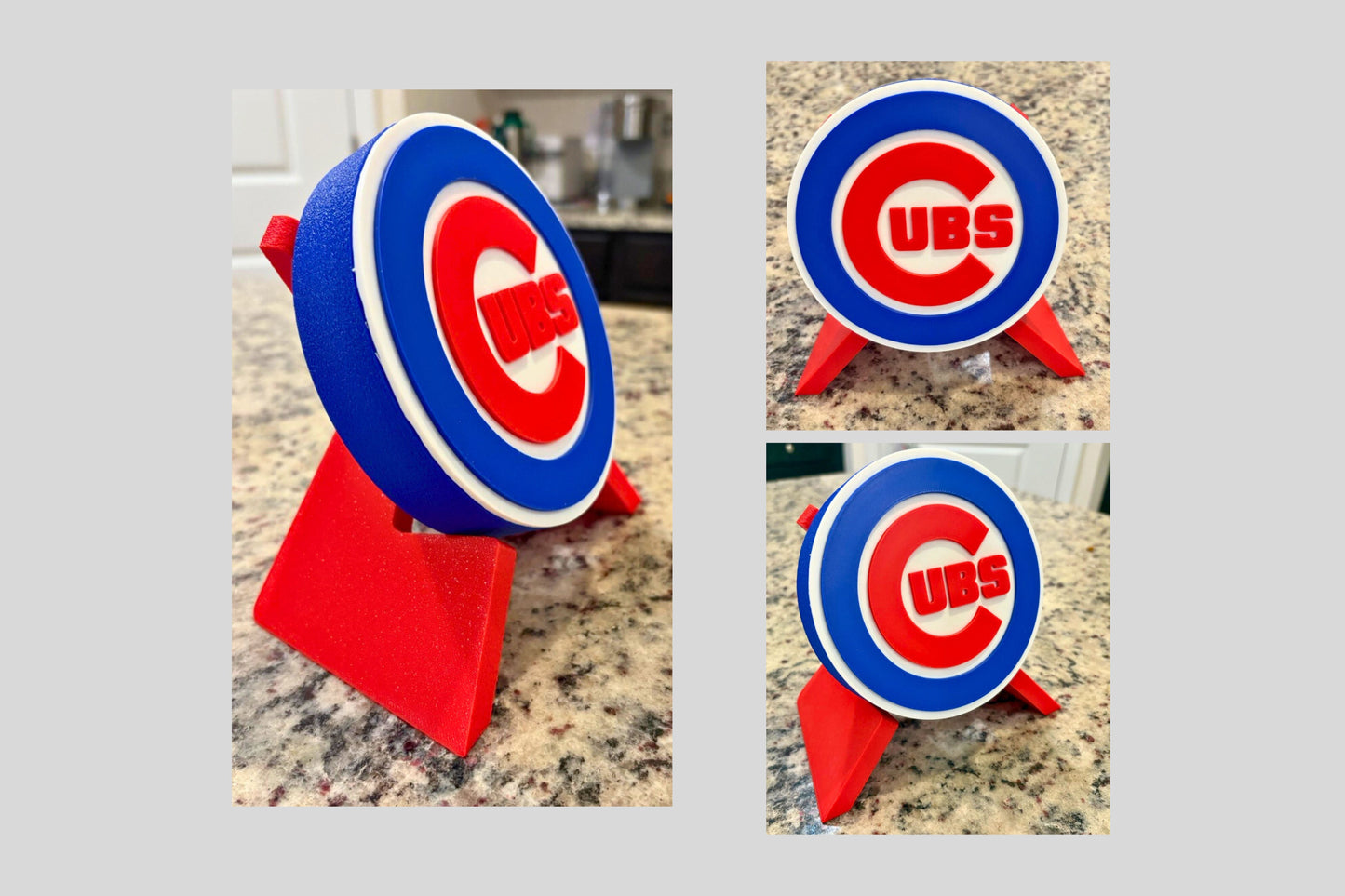 Chicago Cubs 3D Decorative Box | Each Piece is Unique | Premium Baseball Fan Decor | Unique Sports Fan Gift Tiki-Taka3D