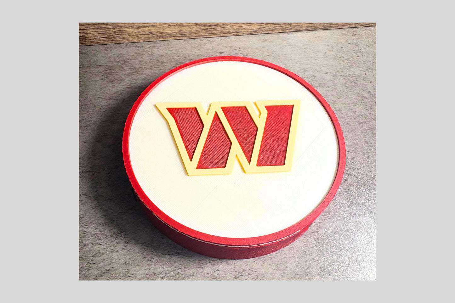 Commanders 3D Logo Decorative Box | Keepsake Box Tiki-Taka3D