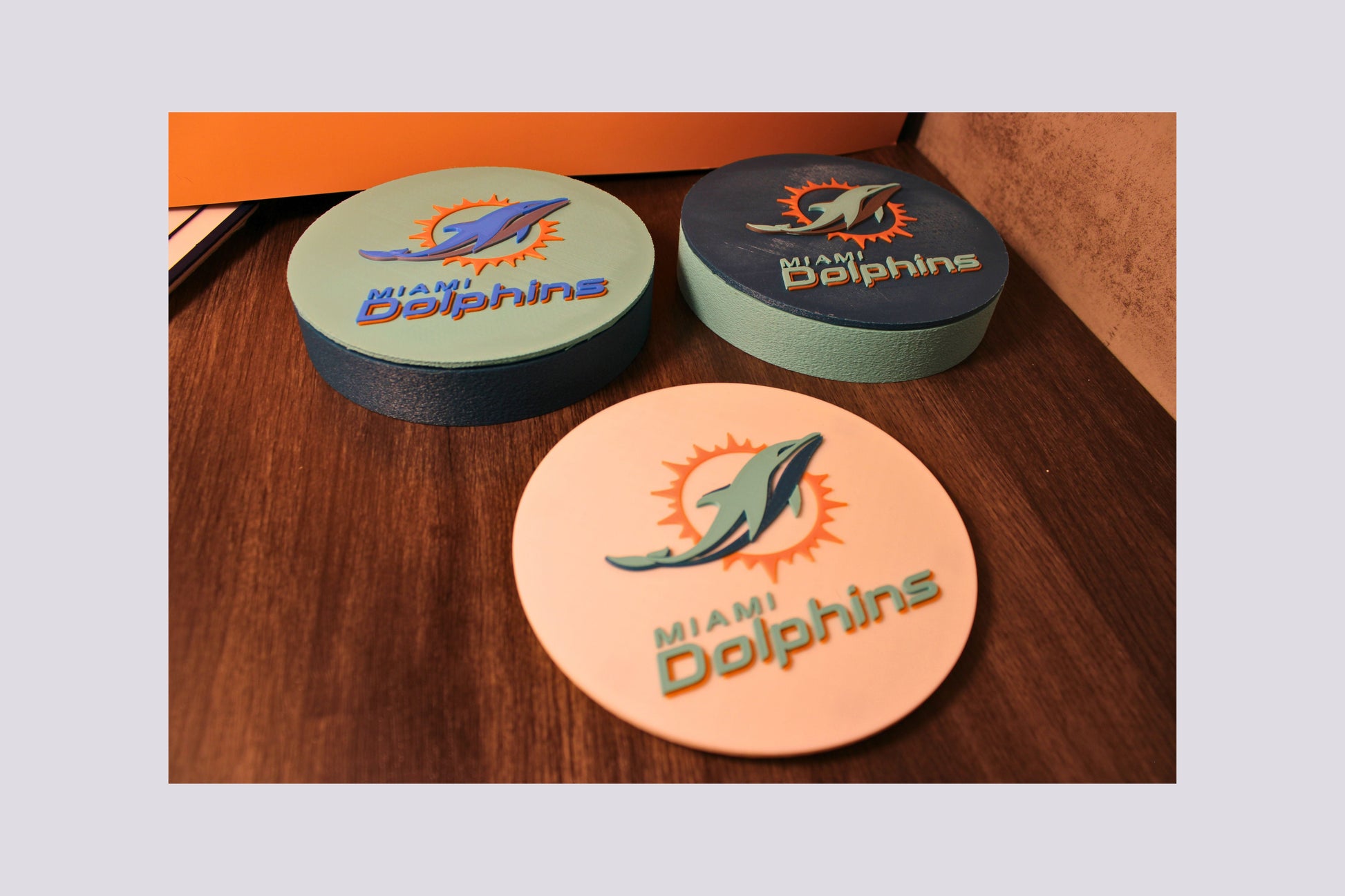Dolphins 3D Decorative Box or Keepsake | Magnetic Compartment Tiki-Taka3D