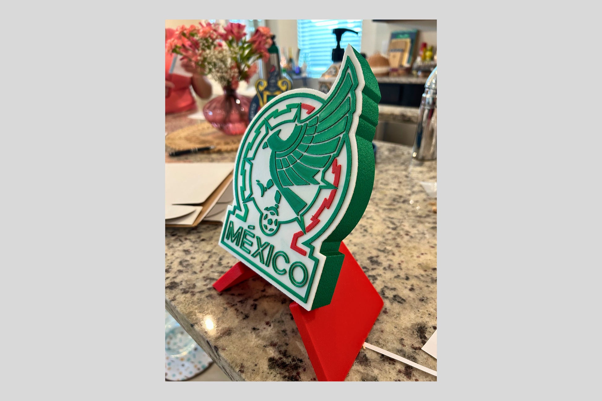 Mexico National Team 3D Decorative Box – Soccer Dad Gift & Man Cave Decor My Store