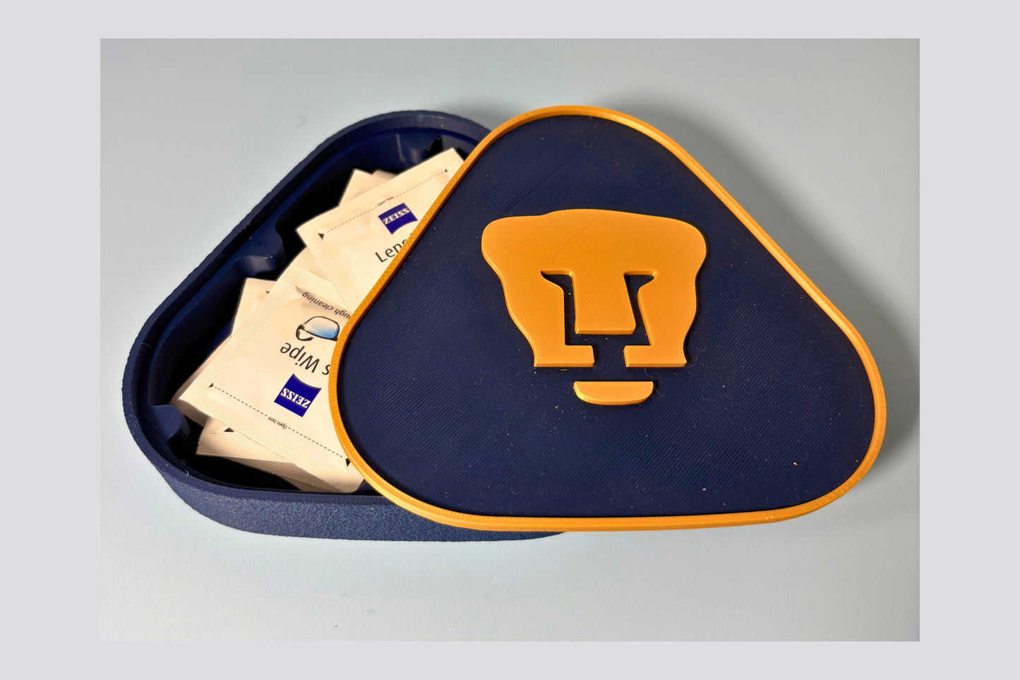 Pumas UNAM 3D Decorative Box | Universitario Soccer Shield | Customizable NFC | Handmade Mexican Fan Art| Mancave Sign Tiki-Taka3D