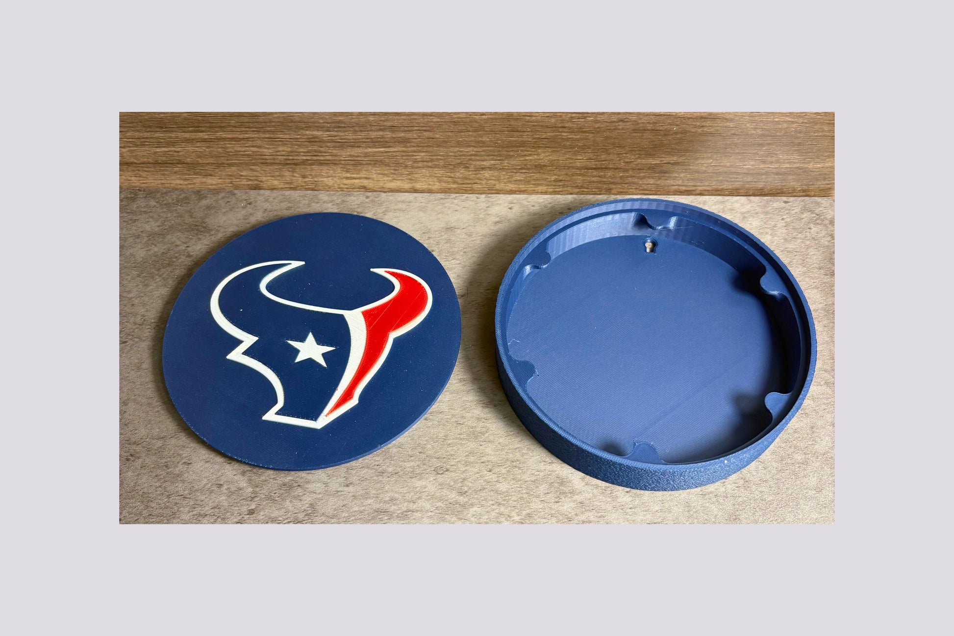 Texans 3D Decorative Box - Man Cave Sign - Keepsake Tiki-Taka3D