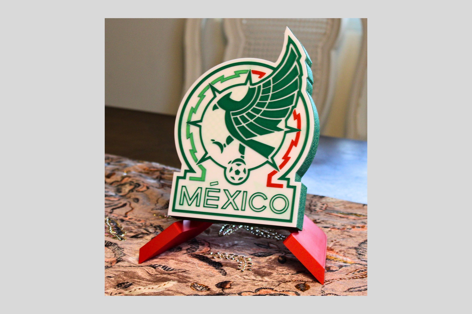 Mexico National Team 3D Decorative Box – Soccer Dad Gift & Man Cave Decor My Store