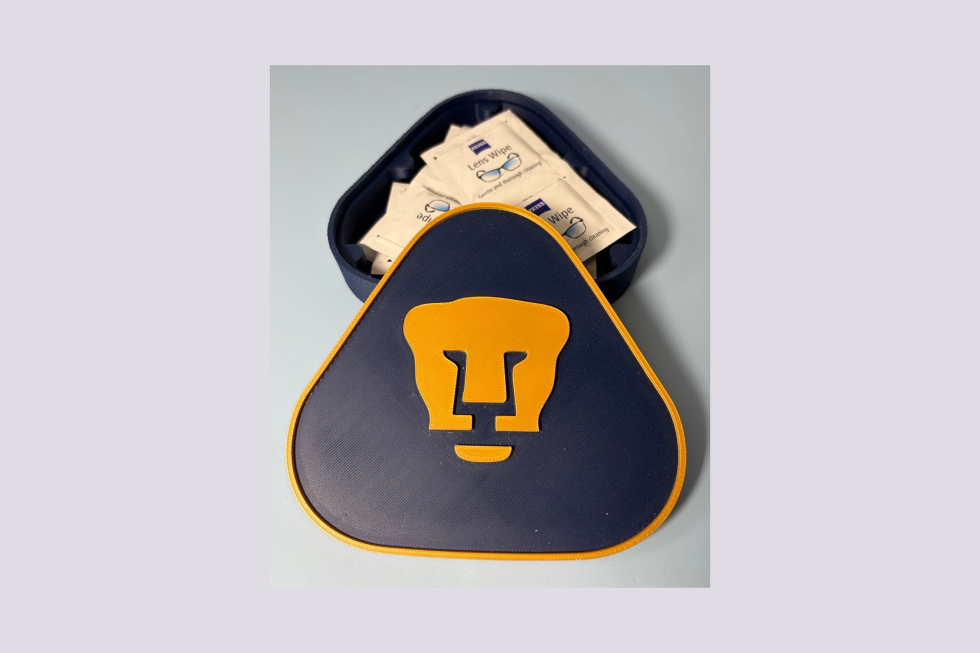 Pumas UNAM 3D Decorative Box | Universitario Soccer Shield | Customizable NFC | Handmade Mexican Fan Art| Mancave Sign Tiki-Taka3D