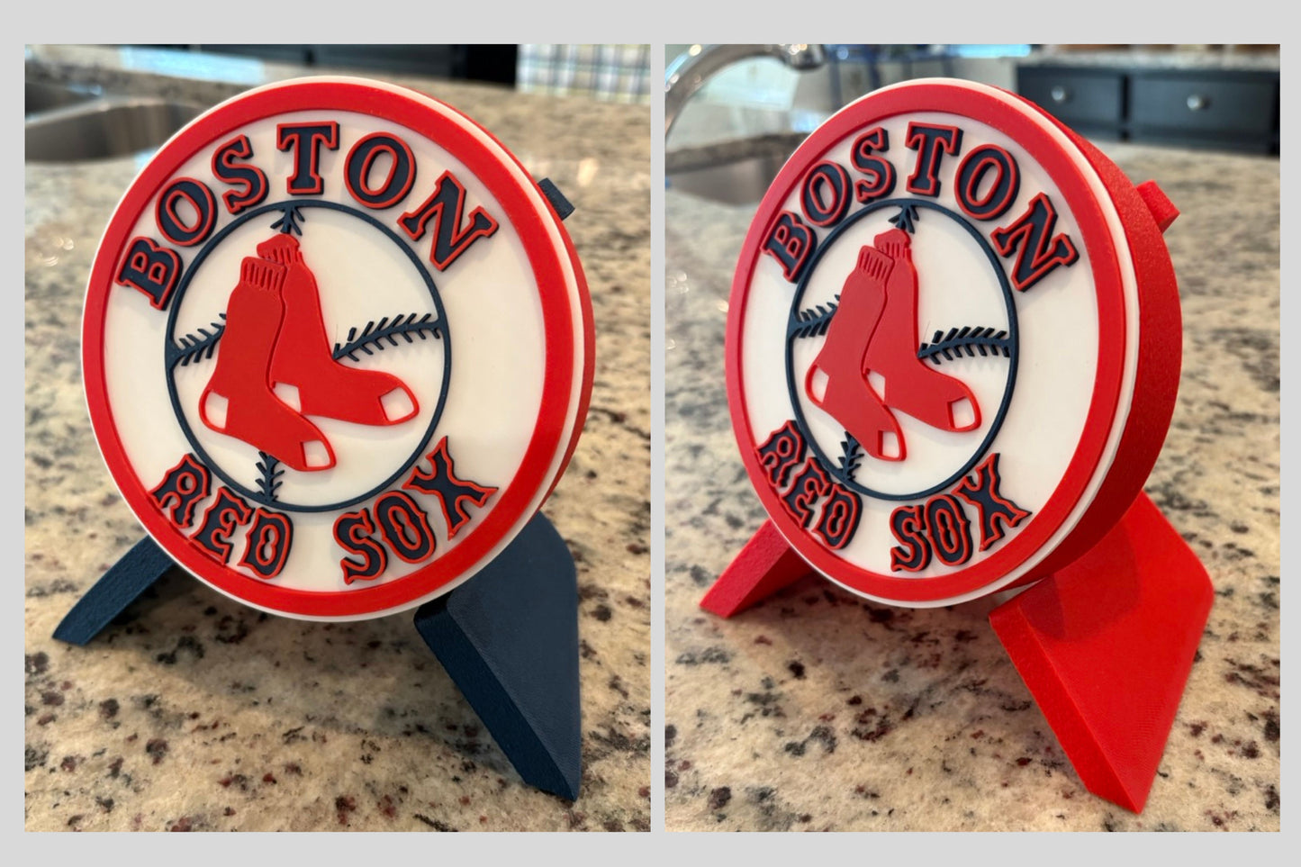 Customized Boston Red Sox 3D Decorative Box: Unique MLB Baseball Fan Gift for Sports Decor Tiki-Taka3D