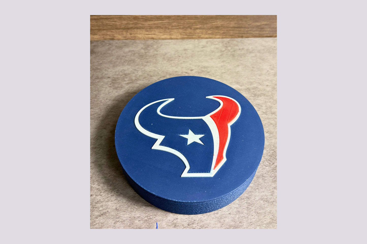 Texans 3D Decorative Box - Man Cave Sign - Keepsake Tiki-Taka3D