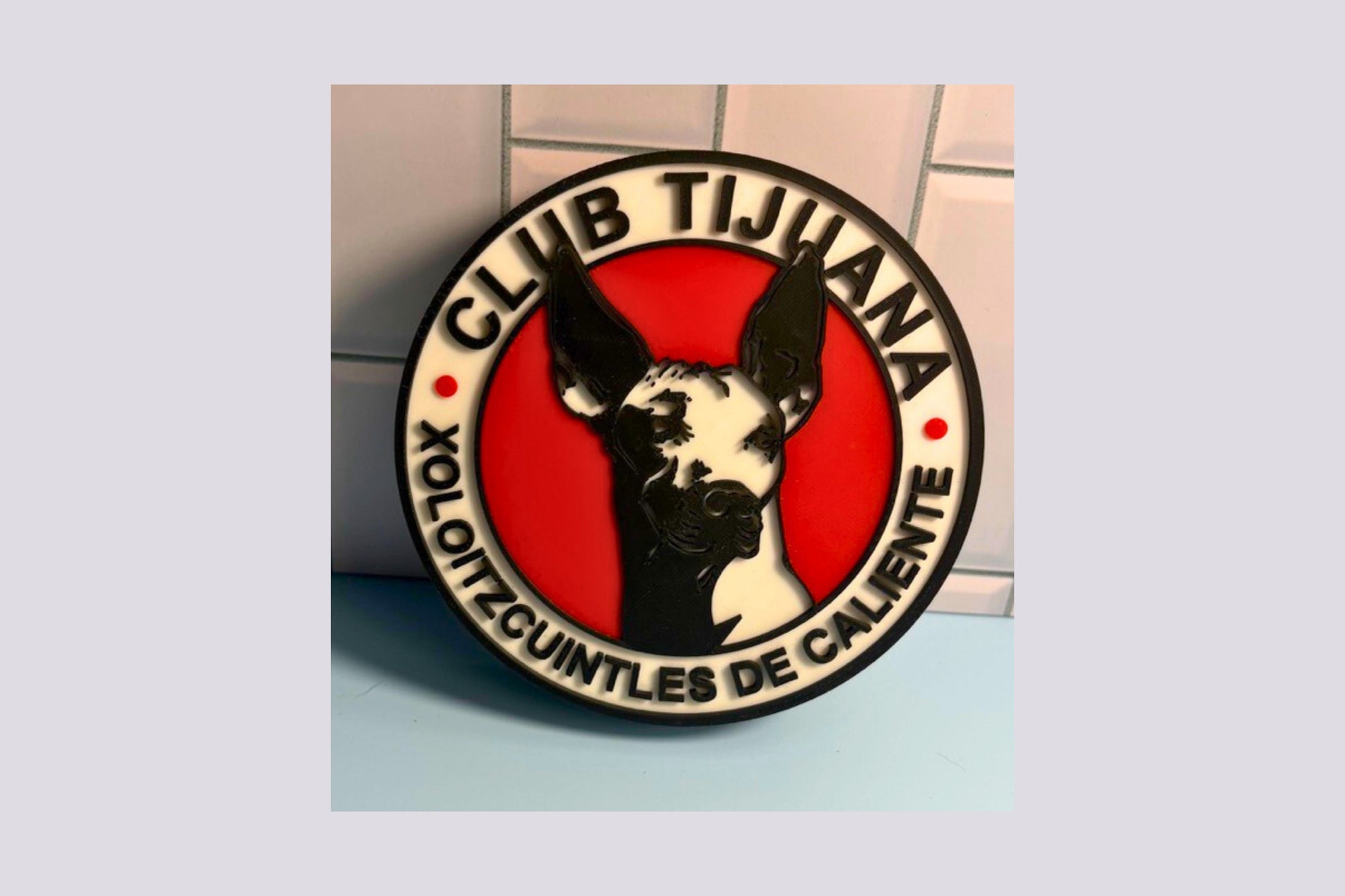 Xolos de Tijuana 3D Decorative Box Keepsake | Unique Soccer Fan Art Tiki-Taka3D