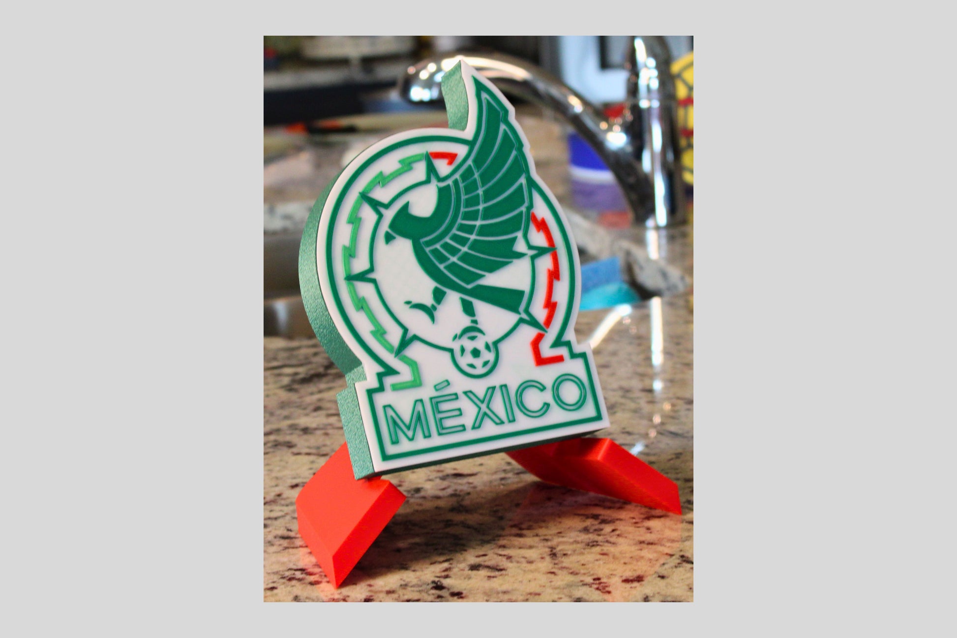 Mexico National Team 3D Decorative Box – Soccer Dad Gift & Man Cave Decor My Store