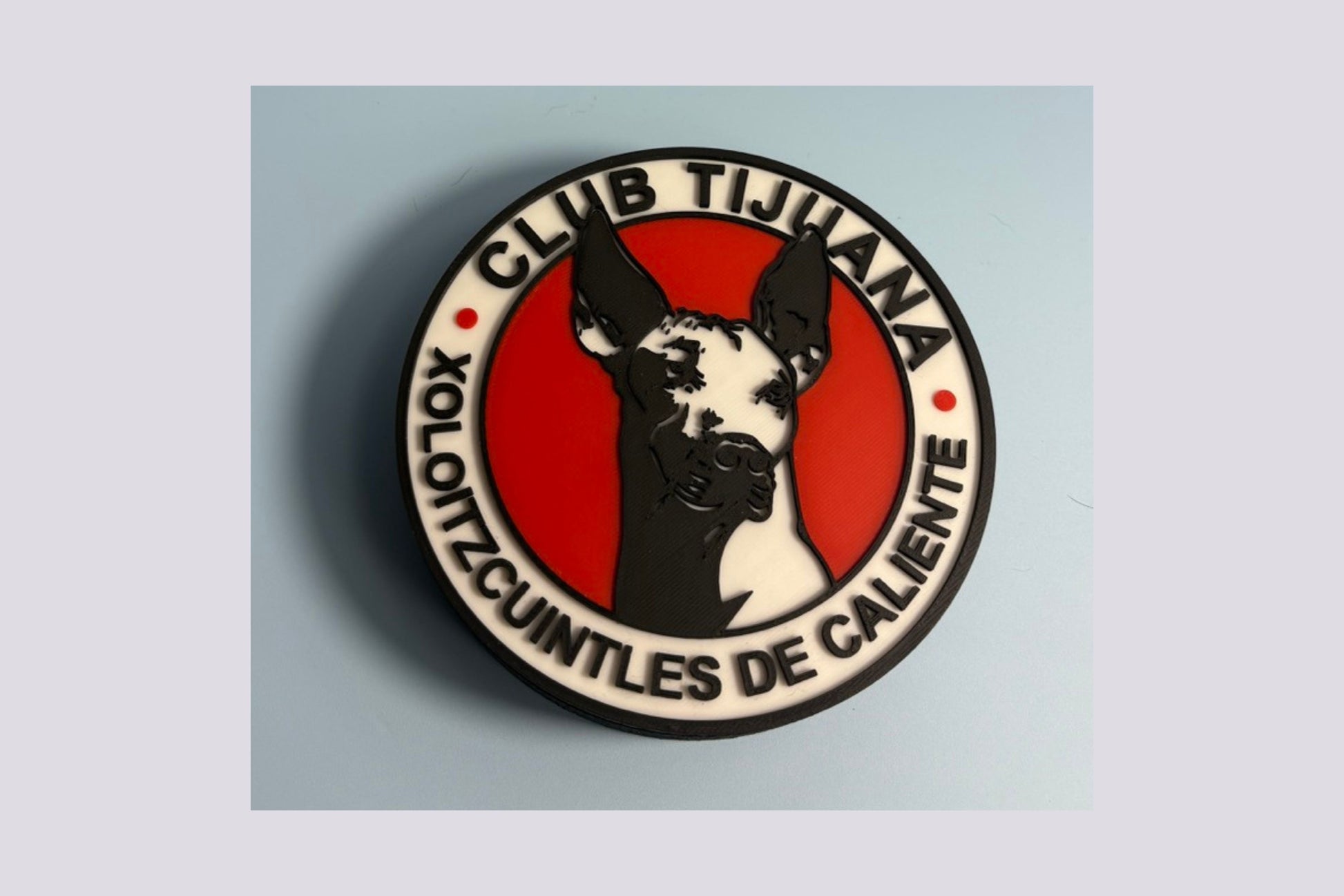 Xolos de Tijuana 3D Decorative Box Keepsake | Unique Soccer Fan Art Tiki-Taka3D