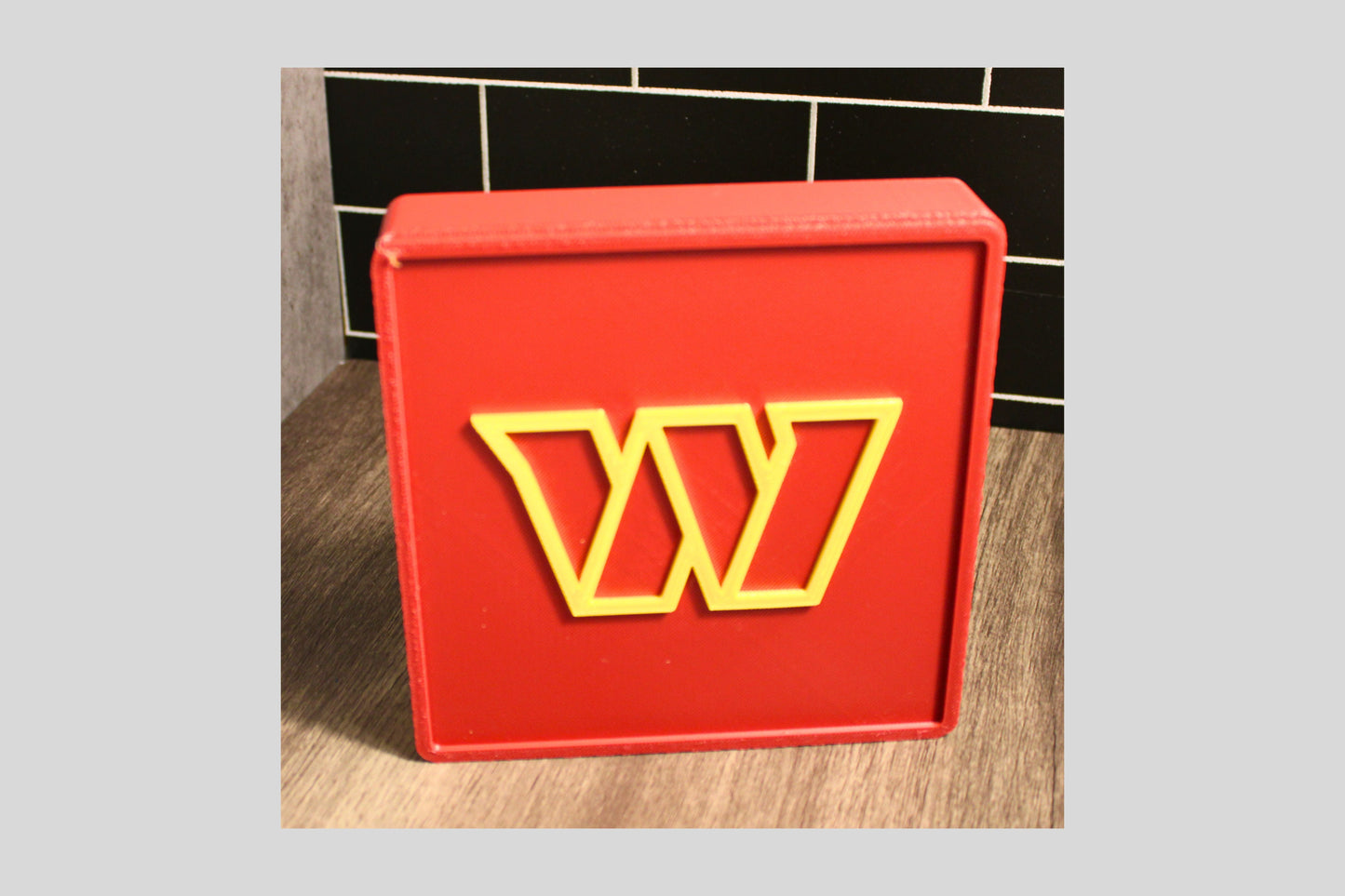 Commanders 3D Logo Decorative Box | Keepsake Box Tiki-Taka3D