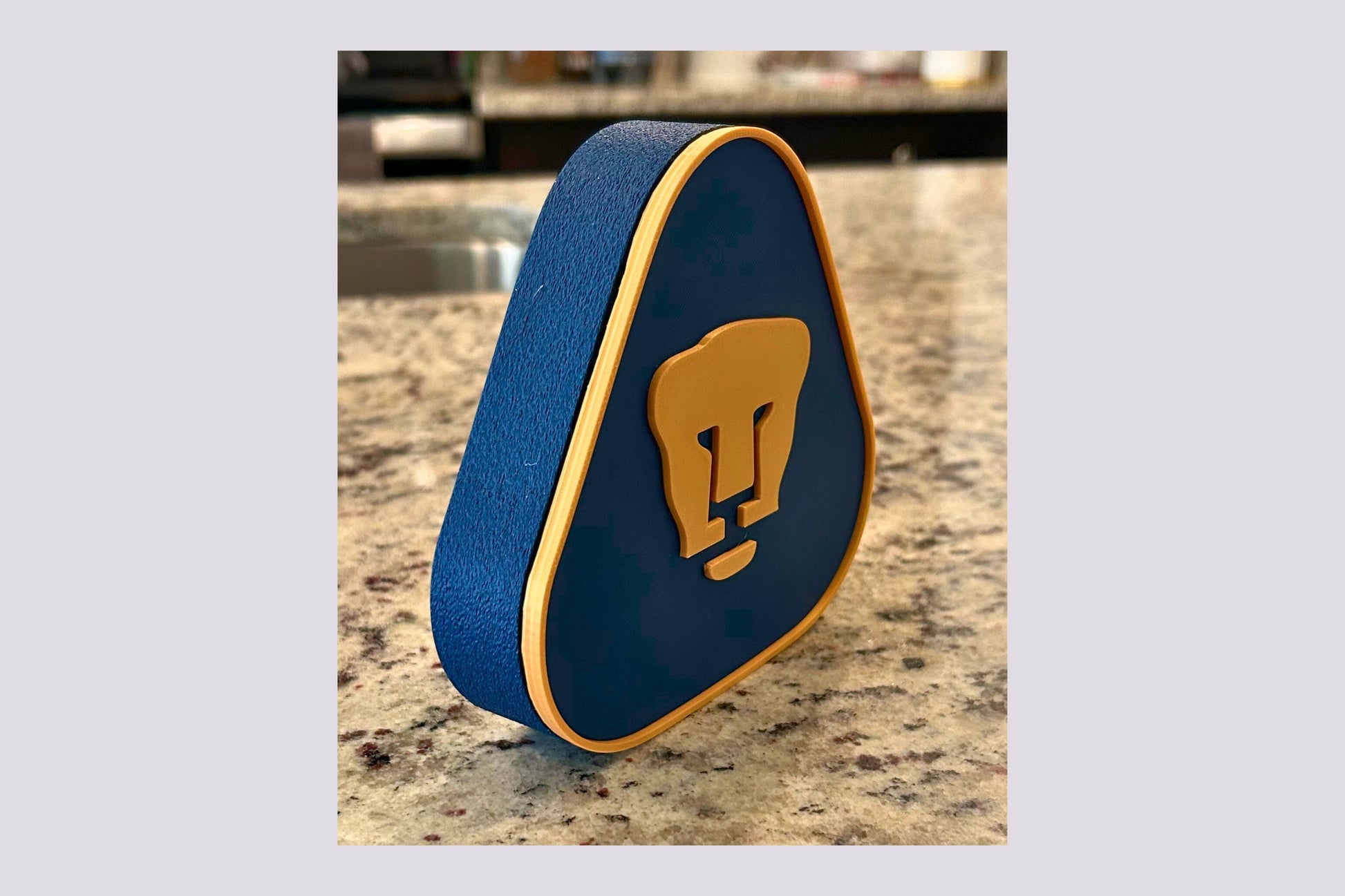 Pumas UNAM 3D Decorative Box | Universitario Soccer Shield | Customizable NFC | Handmade Mexican Fan Art| Mancave Sign Tiki-Taka3D