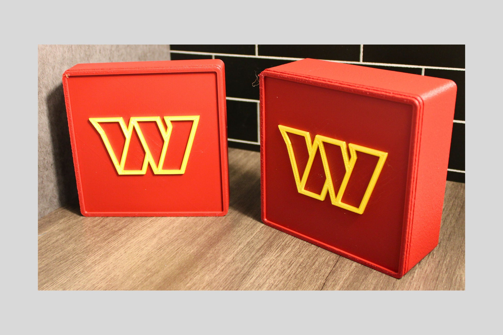 Commanders 3D Logo Decorative Box | Keepsake Box Tiki-Taka3D