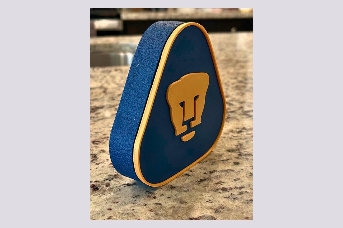 Pumas UNAM 3D Decorative Box | Universitario Soccer Shield | Customizable NFC | Handmade Mexican Fan Art| Mancave Sign Tiki-Taka3D