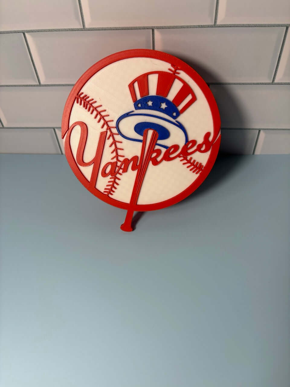 Customized New York Yankees 3D Decorative Box: Unique MLB Baseball Fan Gift for Sports Decor Tiki-Taka3D