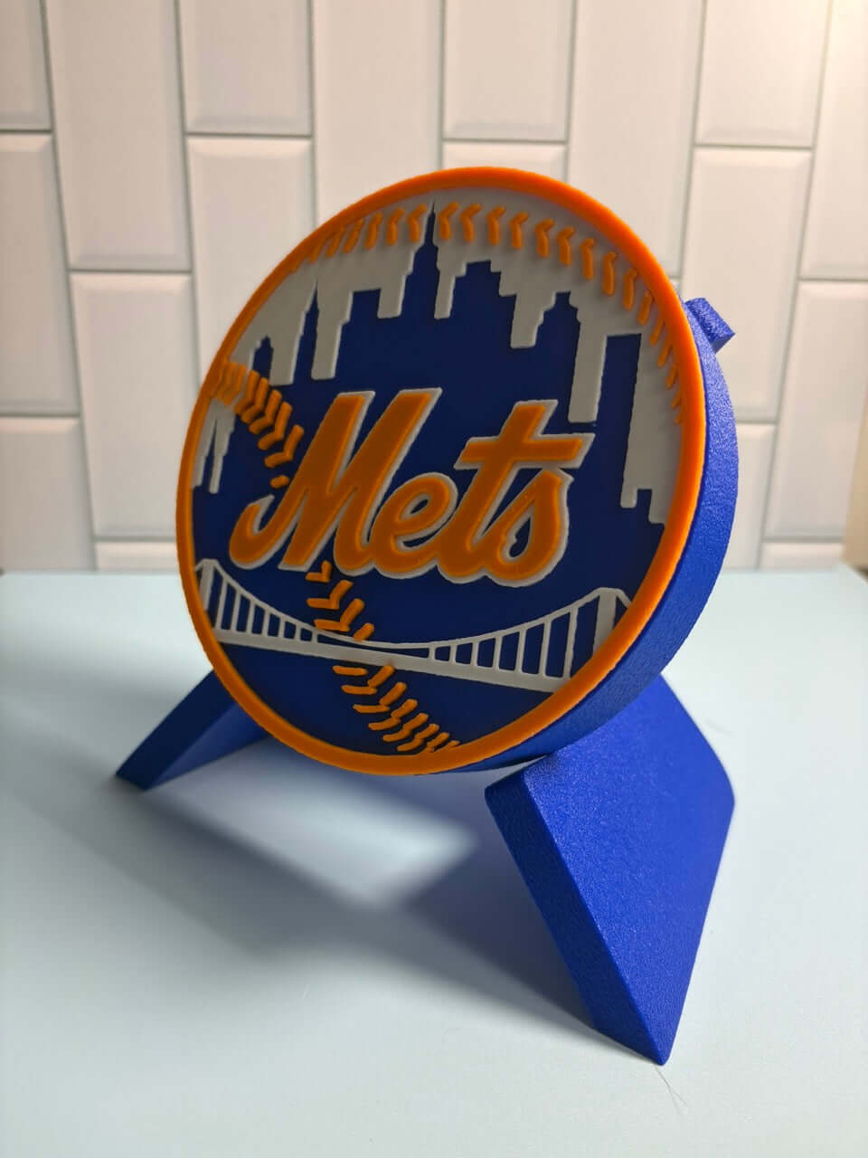 Customized NY Mets 3D Decorative Box. Unique MLB Baseball Fan Gift Tiki-Taka3D