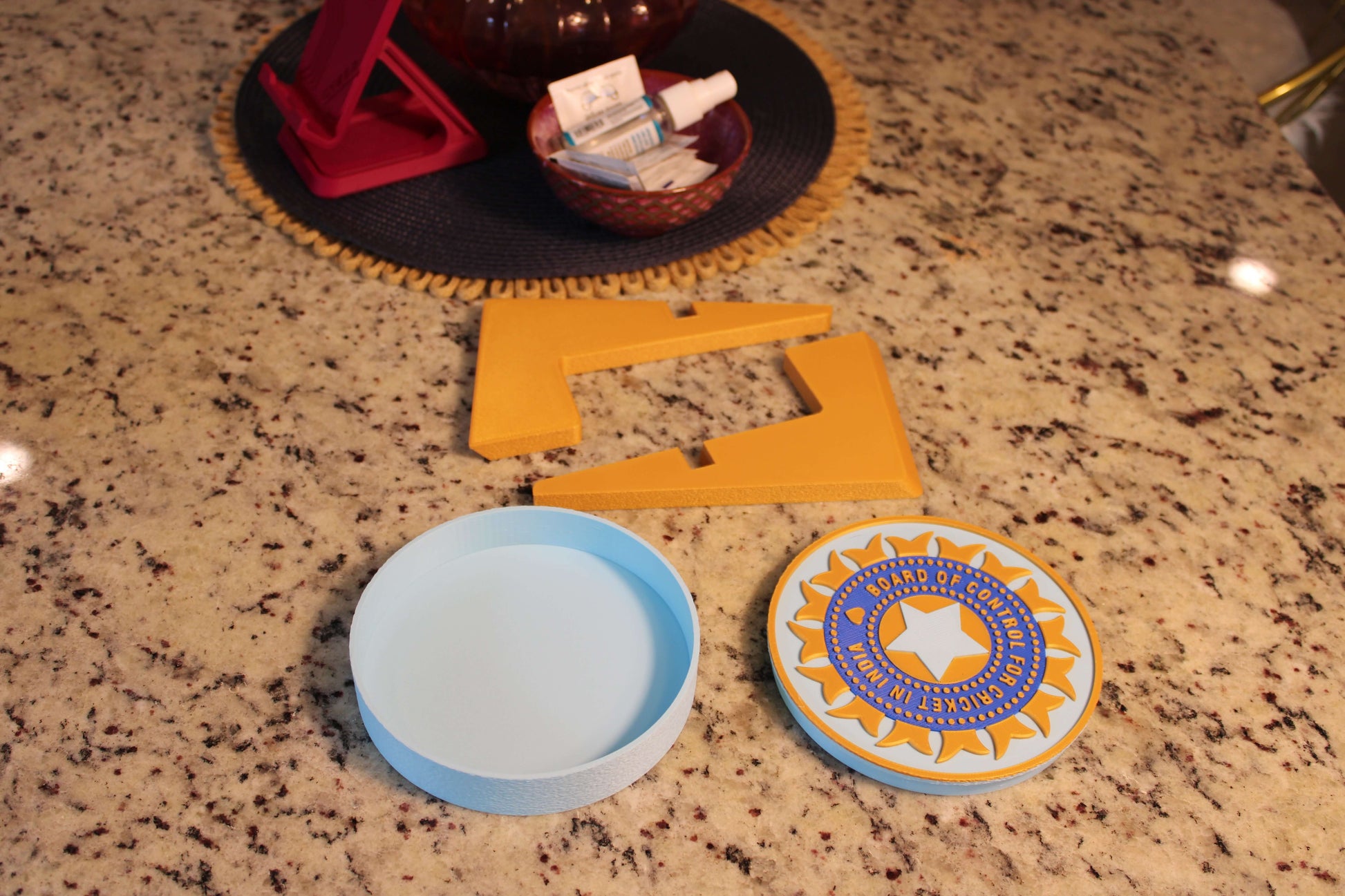 Official India Cricket BCCI 3D Decorative Box – Customizable Fan Art & Desk Decor Tiki-Taka3D