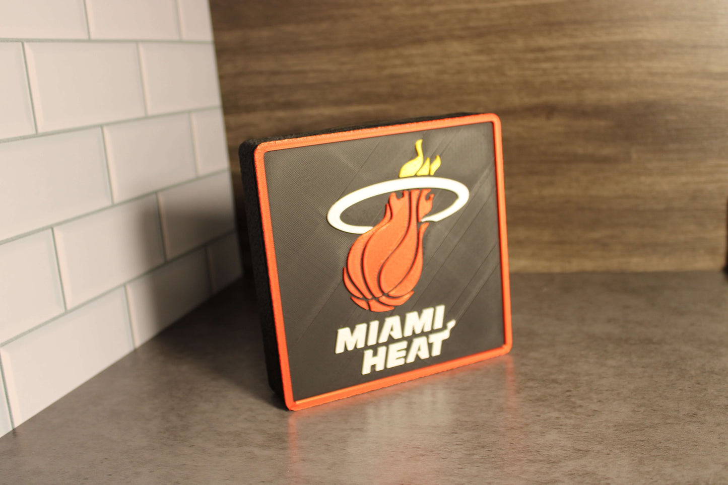 Man Cave Sign - Customized Heat 3D Decorative Box. Tiki-Taka3D