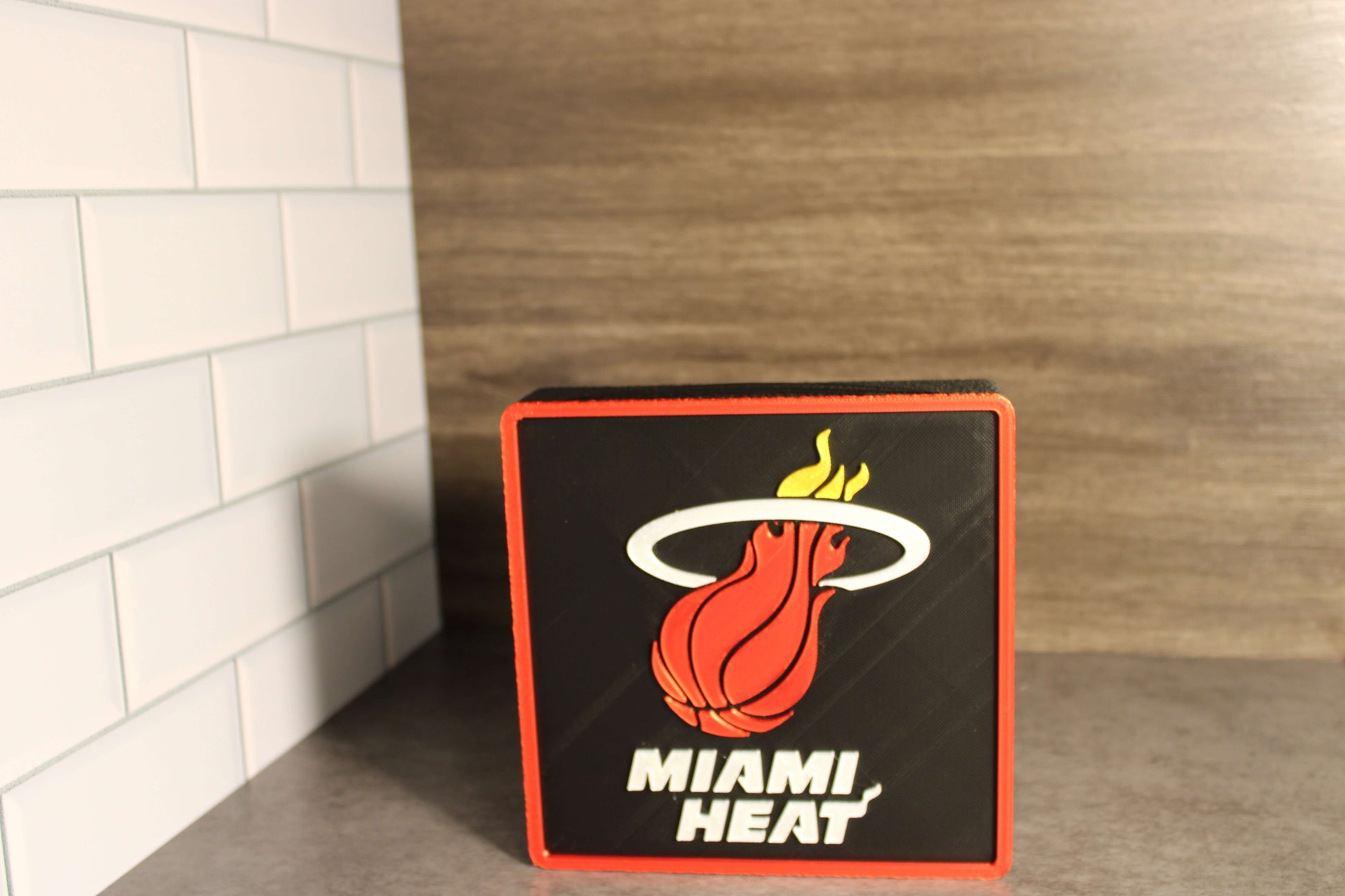 Man Cave Sign - Customized Heat 3D Decorative Box. Tiki-Taka3D