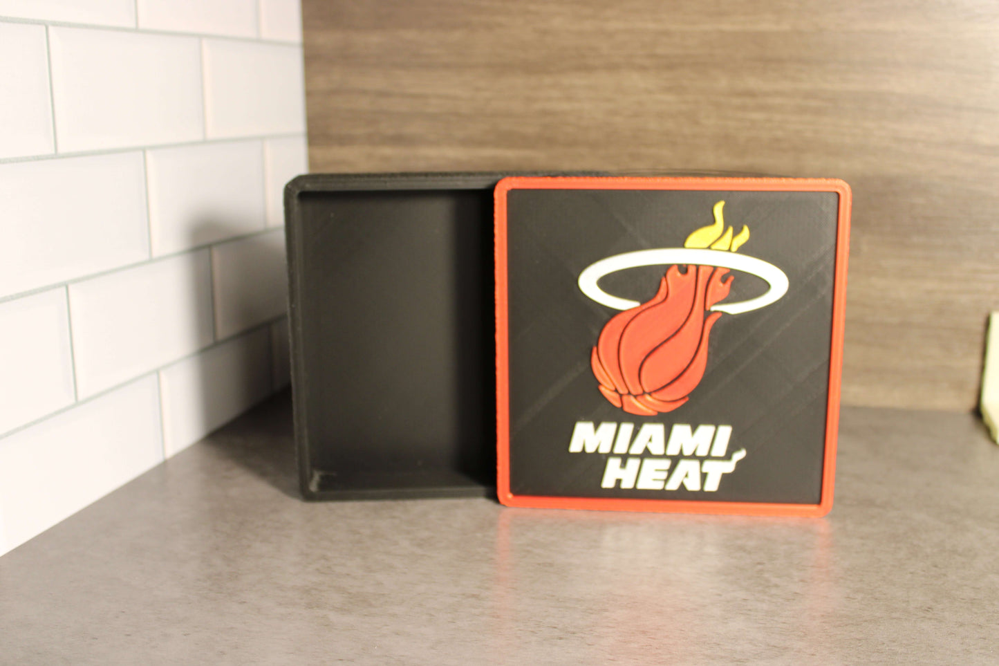 Man Cave Sign - Customized Heat 3D Decorative Box. Tiki-Taka3D
