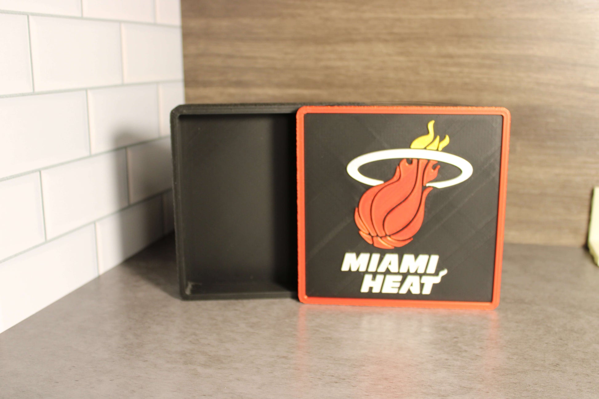 Man Cave Sign - Customized Heat 3D Decorative Box. Tiki-Taka3D