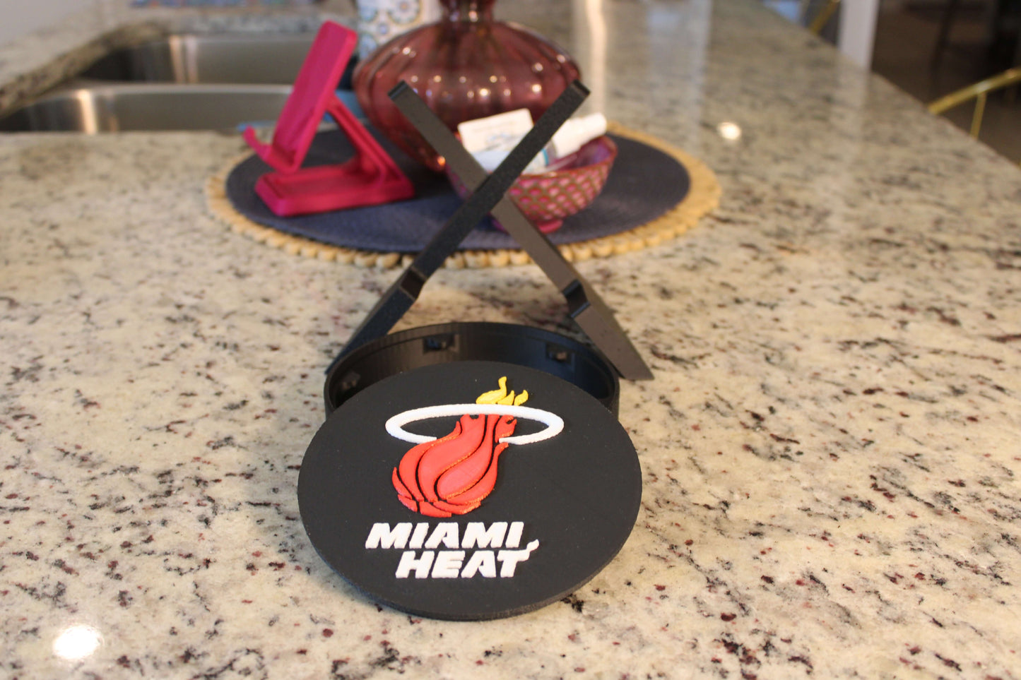 Man Cave Sign - Customized Heat 3D Decorative Box. Tiki-Taka3D