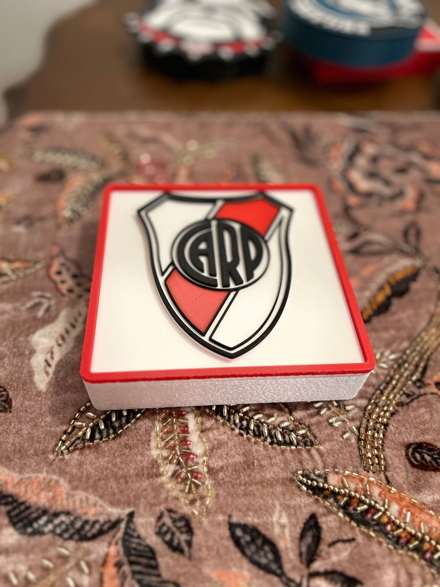 River Plate 3D Decorative Box – Soccer Desk Decor & Gift for Coach or Fan My Store