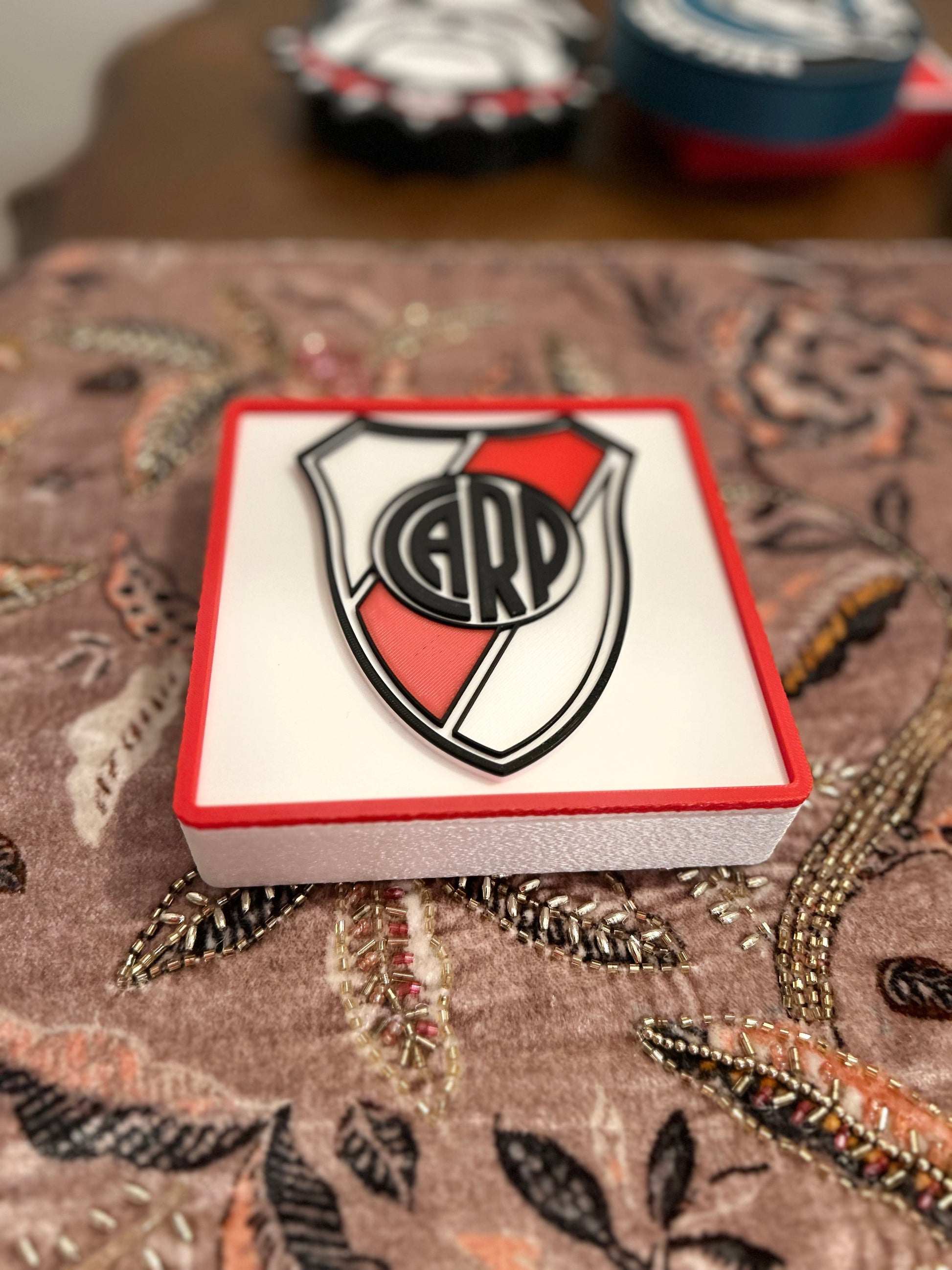 River Plate 3D Decorative Box – Soccer Desk Decor & Gift for Coach or Fan My Store