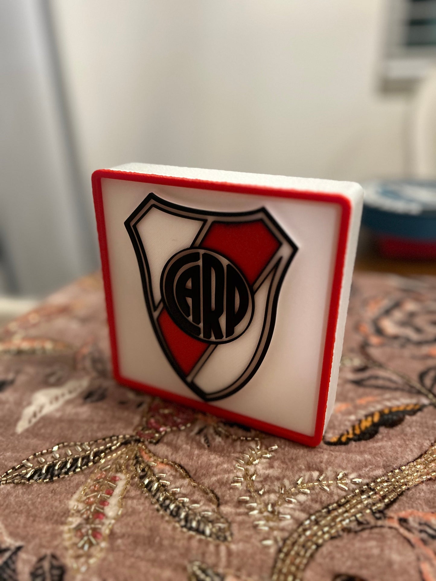 River Plate 3D Decorative Box – Soccer Desk Decor & Gift for Coach or Fan My Store