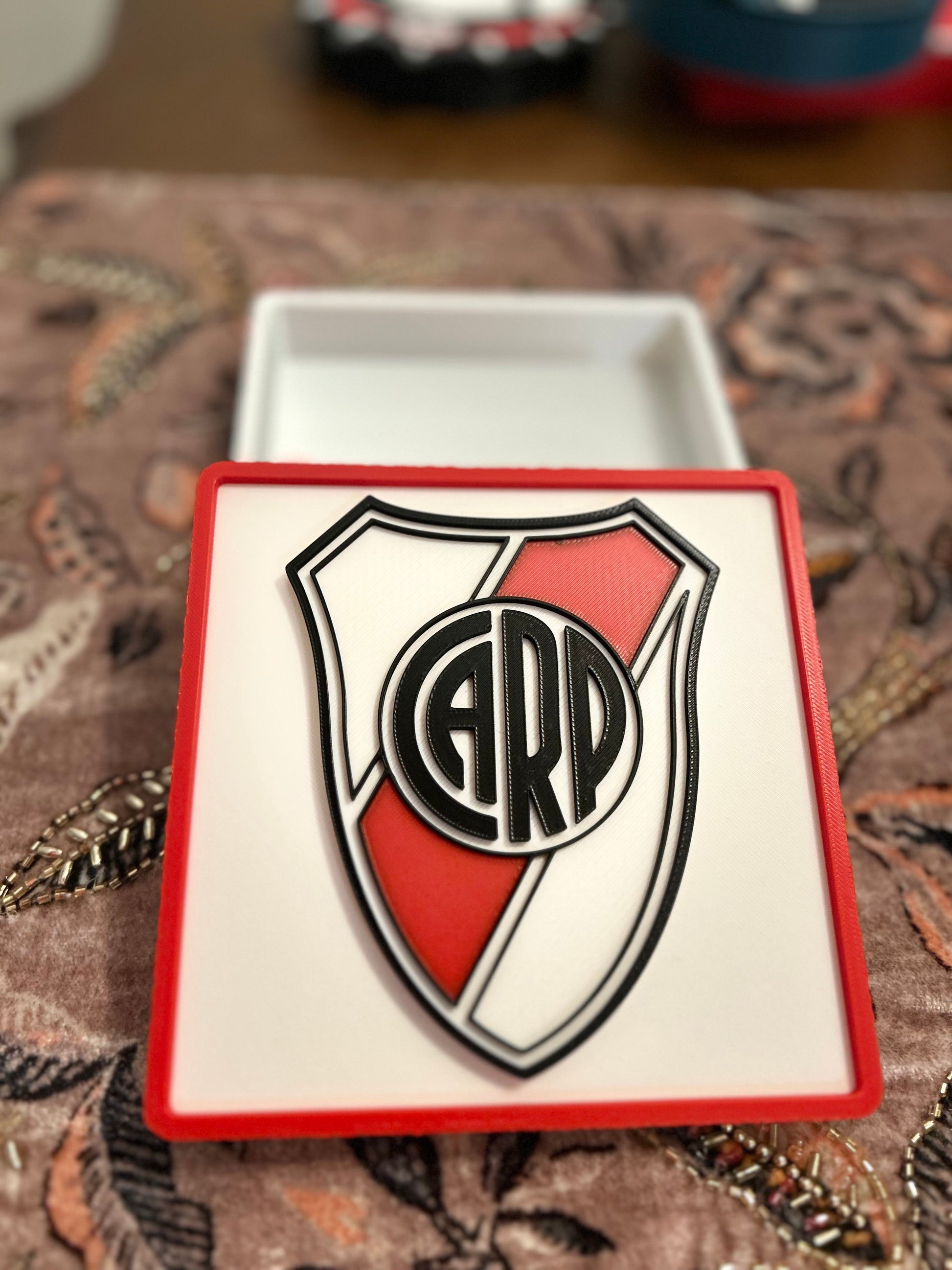 River Plate 3D Decorative Box – Soccer Desk Decor & Gift for Coach or Fan My Store