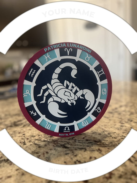 Zodiac Star-Map Medallion